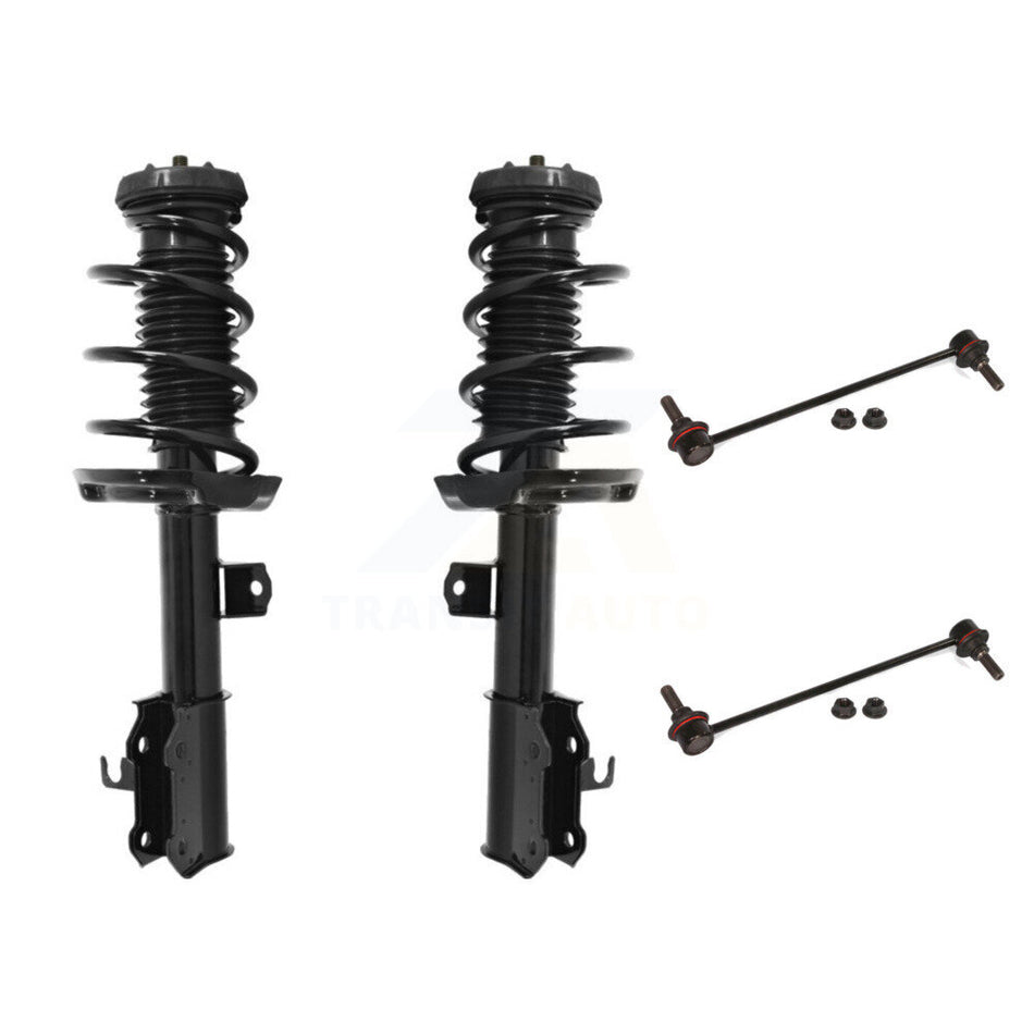 Front Complete Shock Assembly And TQ Link Kit For 2011-2012 Chevrolet Cruze Excludes Sport Suspension; Fits Vehicles built prior to VIN #C7239134 KSS-101008