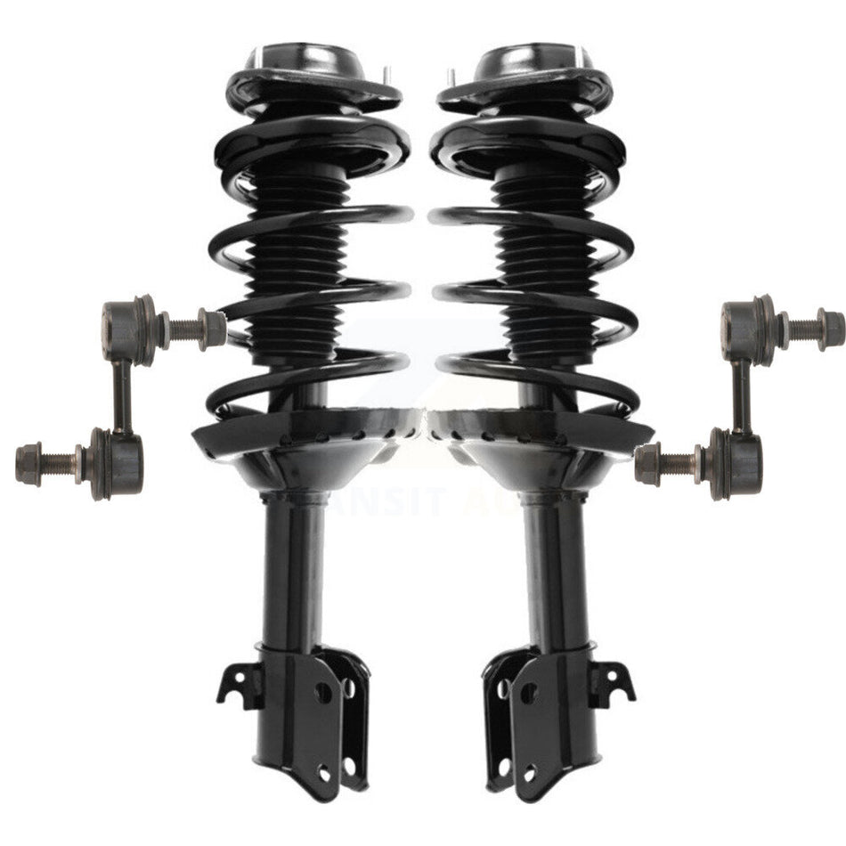 Front Complete Shock Assembly And TQ Link Kit For 2006-2008 Subaru Forester Excludes load leveling suspension KSS-101016