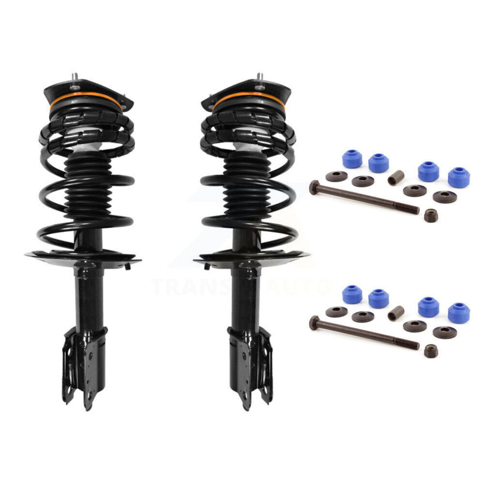Front Complete Shock Assembly TOR Link Kit For Chevrolet Impala Buick Century LaCrosse Monte Carlo Pontiac Grand Prix Regal Allure Excludes 17" 18" Wheels Police Taxi Models KSS-101025