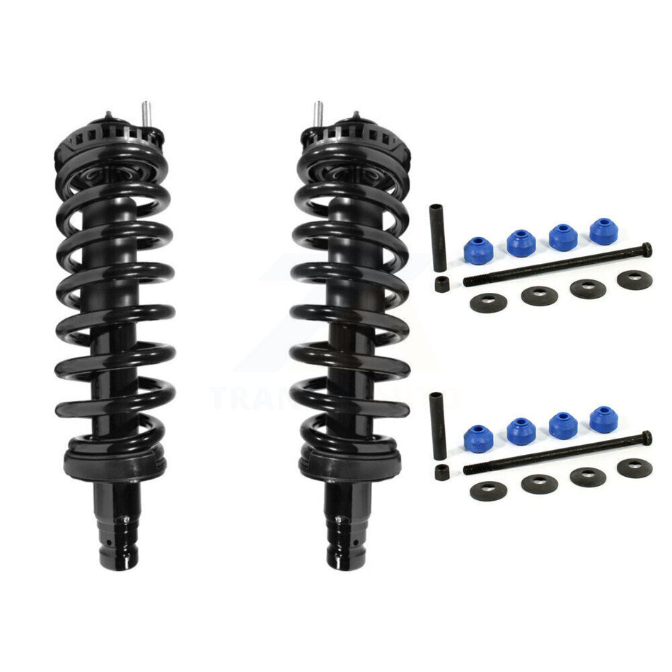 Front Complete Shock Assembly And TOR Link Kit For Chevrolet Trailblazer GMC Envoy Saab 9-7x Excludes V8 Models 4.2L KSS-101032