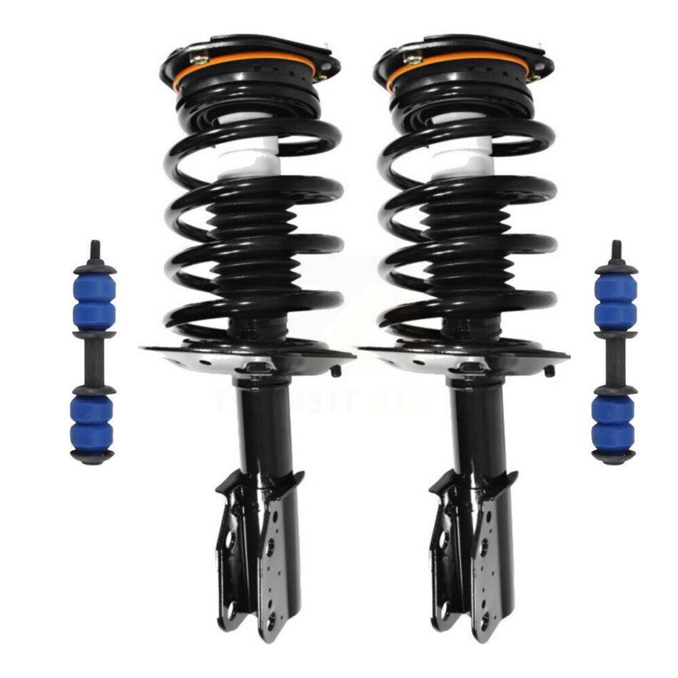 Front Complete Shock Assembly And TOR Link Kit For Buick LeSabre Cadillac DeVille Pontiac Bonneville Oldsmobile Aurora Excludes Models With Electronic Suspension KSS-101034