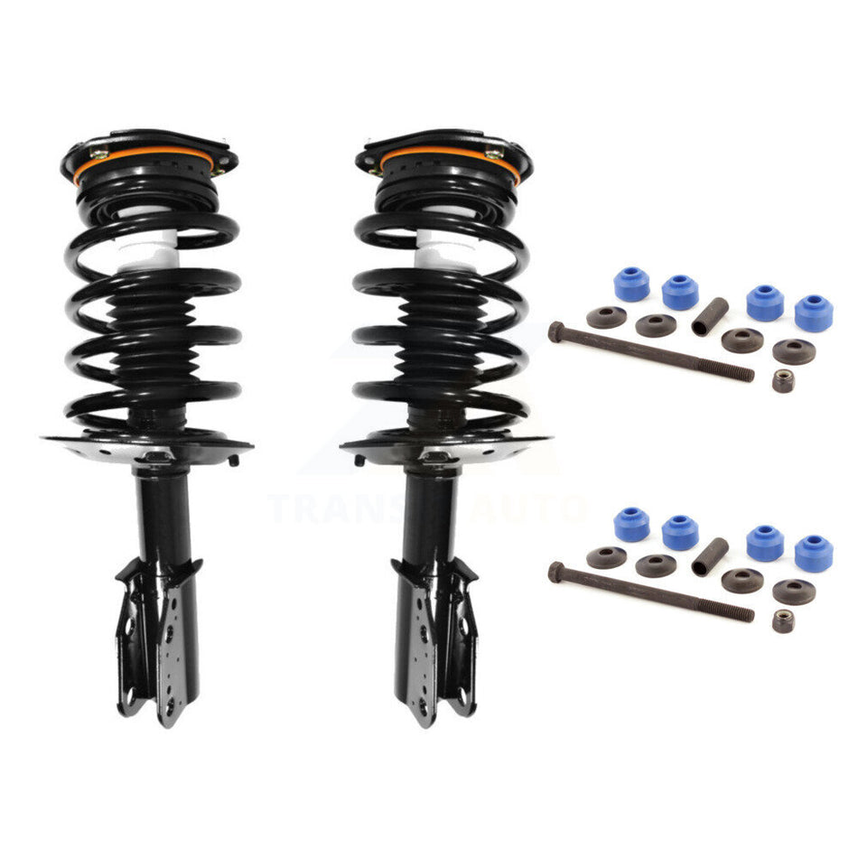 Front Complete Shock Assembly And TOR Link Kit For Buick LeSabre Cadillac DeVille Pontiac Bonneville Oldsmobile Aurora Excludes Models With Electronic Suspension KSS-101035