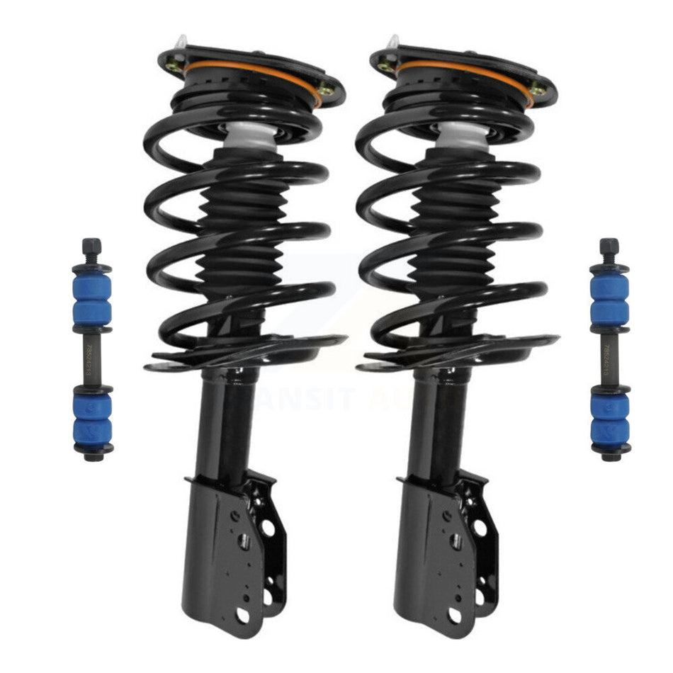 Front Complete Shock Assembly And TOR Link Kit For 2006-2011 Buick Lucerne Excludes Magnetic Ride Control KSS-101042