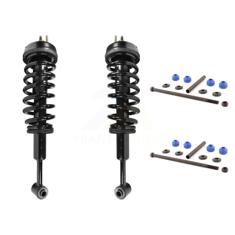 Front Complete Shock Assembly And TOR Link Kit For 2006-2010 Ford Explorer Mercury Mountaineer Not Compatible With Sport Trac Models KSS-101046