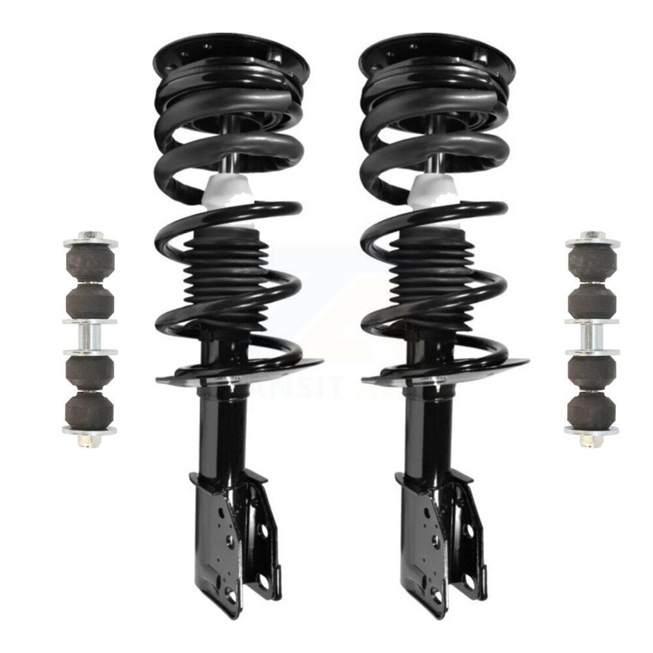 Front Complete Shock Assembly And TQ Link Kit For 1999-2005 Chevrolet Cavalier Pontiac Sunfire Second Edition Design KSS-101050