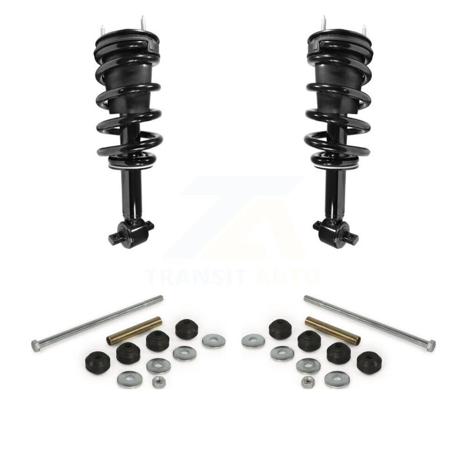 Front Shock Assembly And TQ Link Kit For 2007-2013 GMC Sierra 1500 Chevrolet Silverado KSS-101052