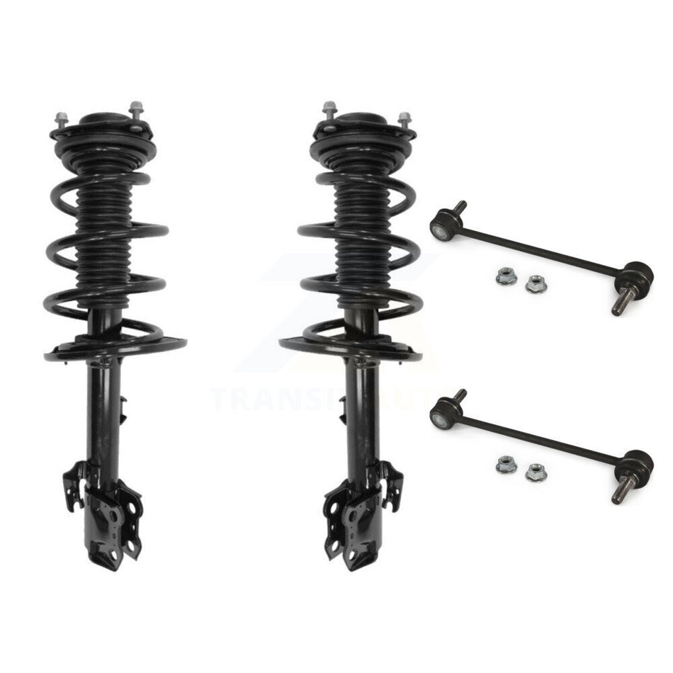 Front Complete Shock Assembly And TQ Link Kit For 2014-2019 Toyota Highlander Excludes Sport Suspension KSS-101131
