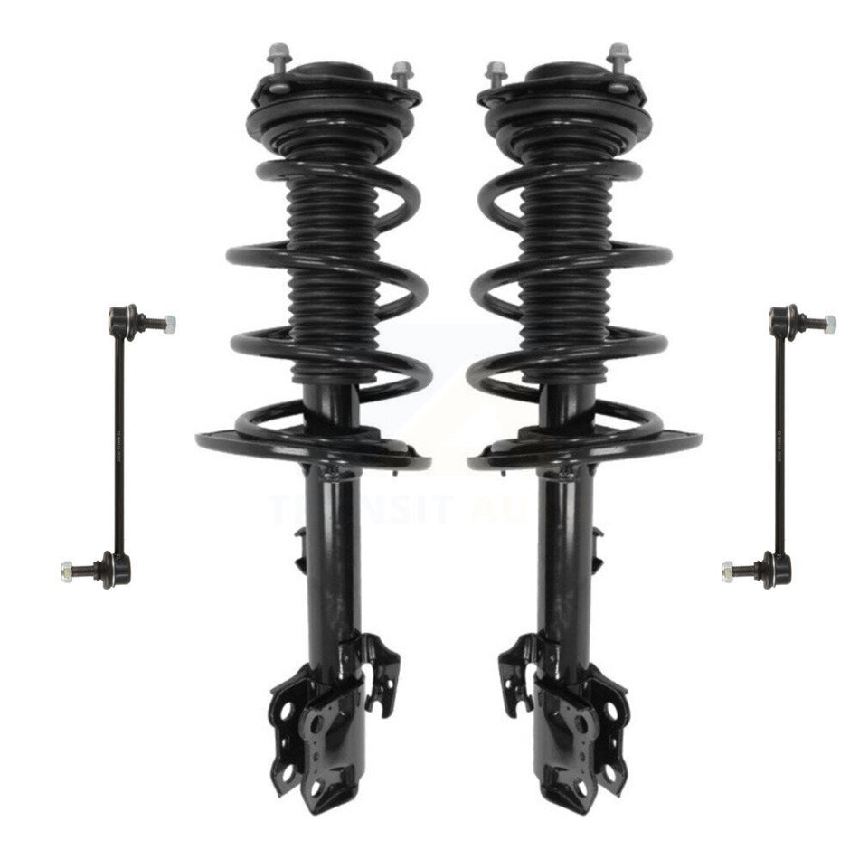 Front Complete Shock Assembly And TQ Link Kit For 2014-2019 Toyota Highlander Excludes Sport Suspension KSS-101131