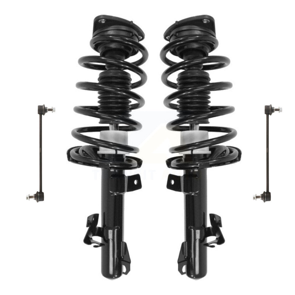 Front Complete Shock Assembly And TQ Link Kit For 2012-2015 Mazda 5 KSS-101137