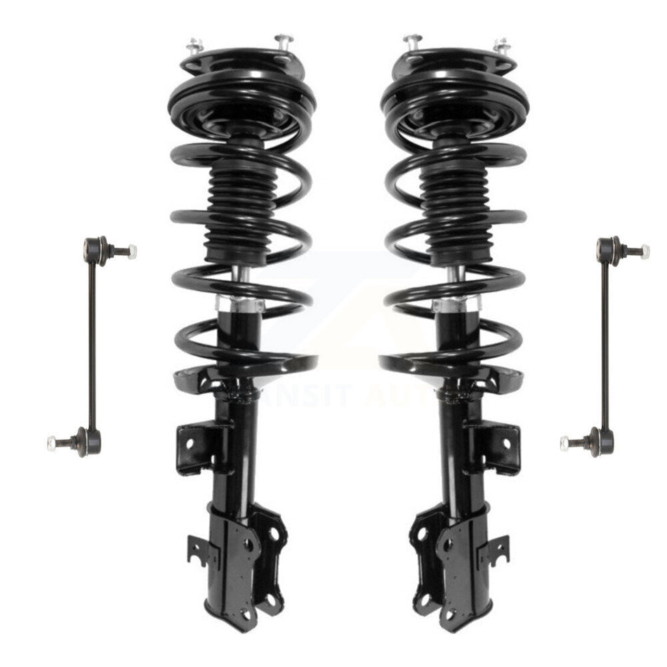 Front Complete Shock Assembly And TQ Link Kit For 2010-2013 Ford Transit Connect KSS-101140
