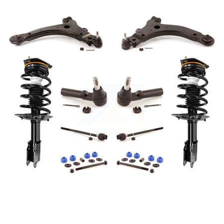 Front Arms Complete Shock Tie Rods Link Sway Bar Kit (10Pc) For 98-02 Oldsmobile Intrigue KSS-103982