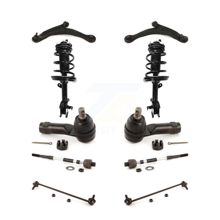 Front Arms Complete Shock Tie Rods Link Sway Bar Kit (10Pc) For 2006-2014 Honda Ridgeline KSS-104024