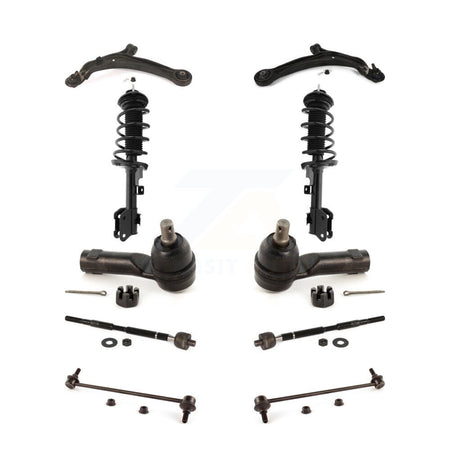 Front Control Arms And Complete Shock Tie Rods Link Sway Bar Kit (10Pc) For Honda Odyssey KSS-104025