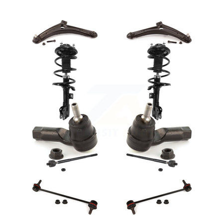 Front Control Arms Complete Shock Tie Rods Link Sway Bar Kit (10Pc) For Mitsubishi Lancer KSS-104027