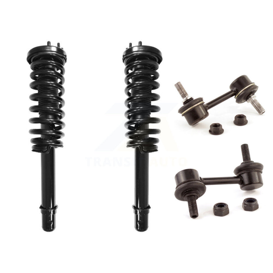 Front Complete Shock Assembly And TOR Link Kit For 2005-2007 Honda Accord FULL HYBRID EV-GAS (FHEV) engine Excludes Hybrid KSS-104029