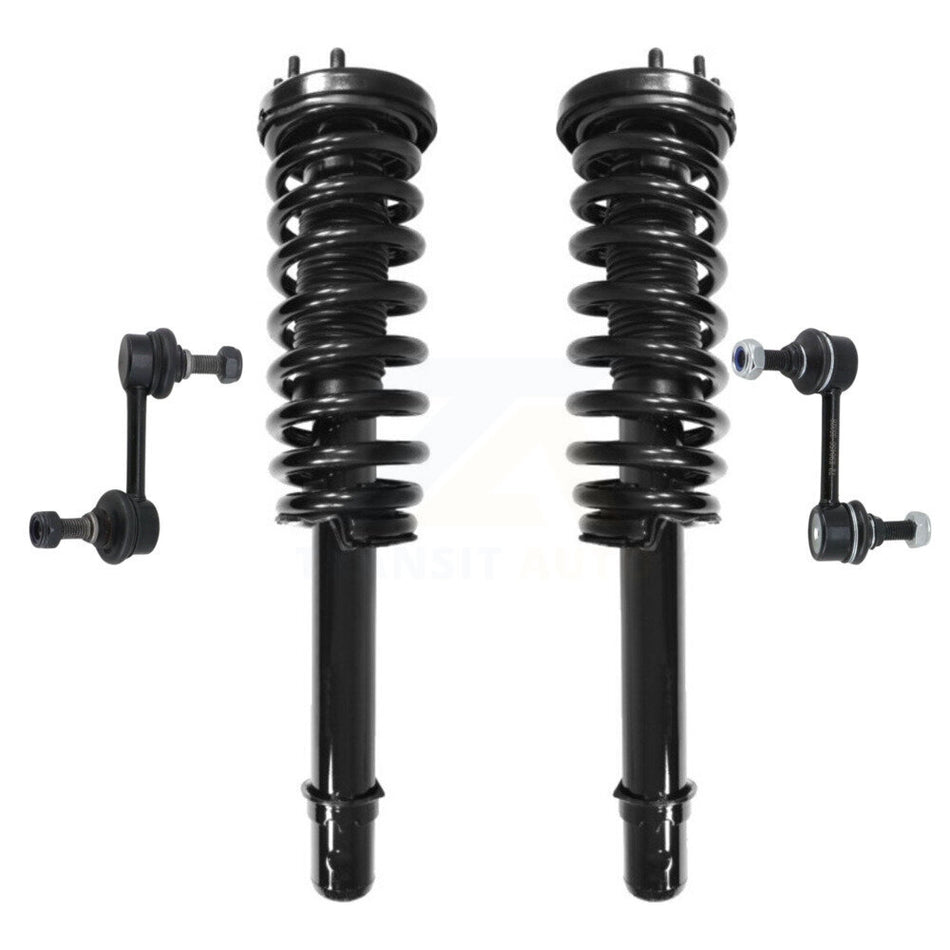 Front Complete Shock Assembly And TQ Link Kit For 2005-2007 Honda Accord FULL HYBRID EV-GAS (FHEV) engine Excludes Hybrid KSS-104031