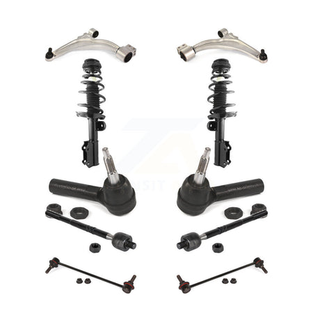 Front Arms And Complete Shock Tie Rods Link Sway Bar Kit (10Pc) For Chevrolet Cruze KSS-104039
