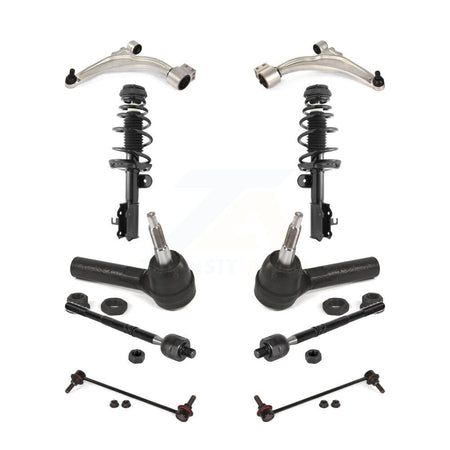 Front Arms And Complete Shock Tie Rods Link Sway Bar Kit (10Pc) For Chevrolet Volt KSS-104041