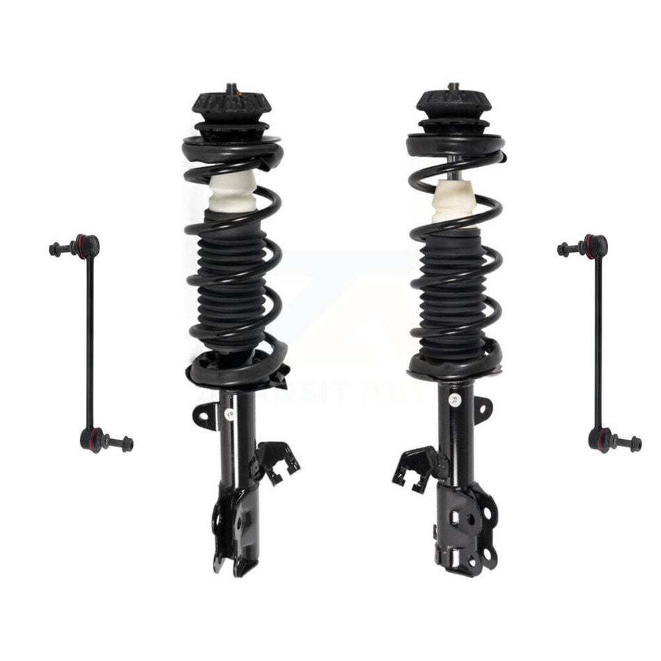 Front Complete Shock Assembly And TOR Link Kit For Nissan Versa Note KSS-104070