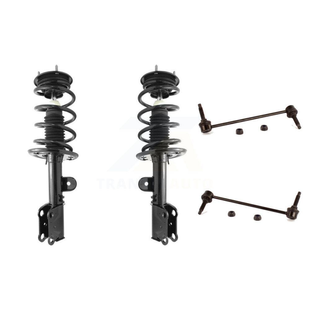 Front Complete Shock Assembly And TQ Link Kit For 2013-2019 Ford Flex Lincoln MKT KSS-104086