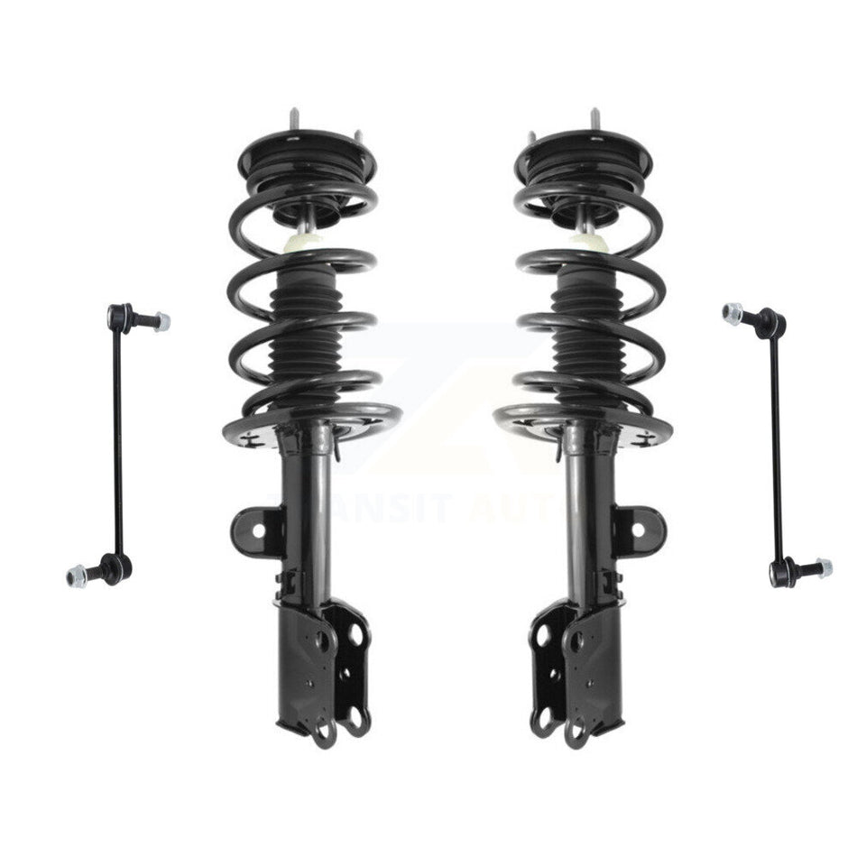 Front Complete Shock Assembly And TQ Link Kit For 2013-2019 Ford Flex Lincoln MKT KSS-104086