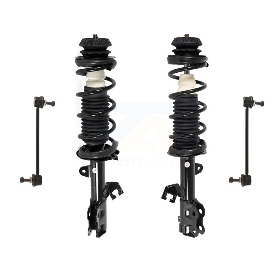 Front Complete Shock Assembly And TQ Link Kit For Nissan Versa Note KSS-104095