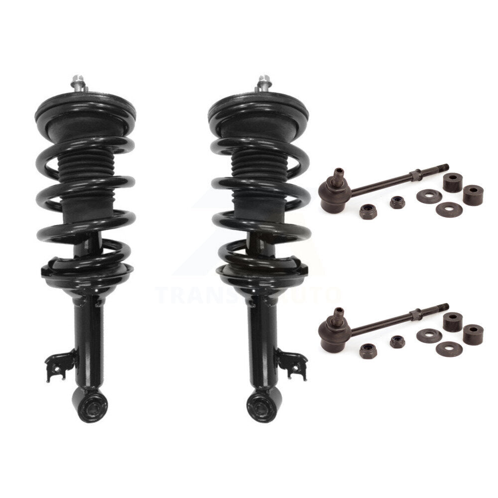 Front Complete Shock Assembly And TOR Link Kit For 2005-2015 Toyota Tacoma Base with RWD KSS-104127