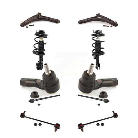 Front Control Arms Complete Shock Tie Rods Link Sway Bar Kit (10Pc) For Mitsubishi Lancer KSS-104143