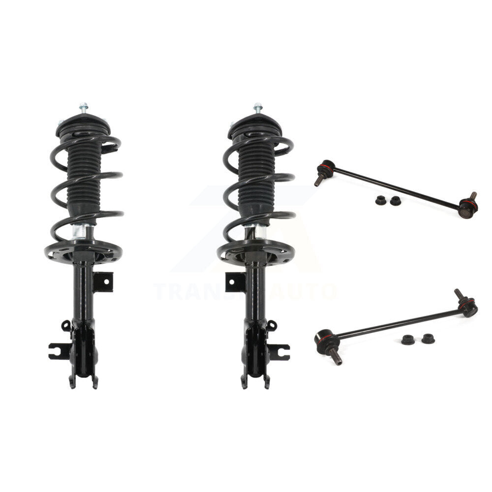 Front Complete Shock Assembly And TOR Link Kit For 2014-2018 Mazda 3 KSS-104185