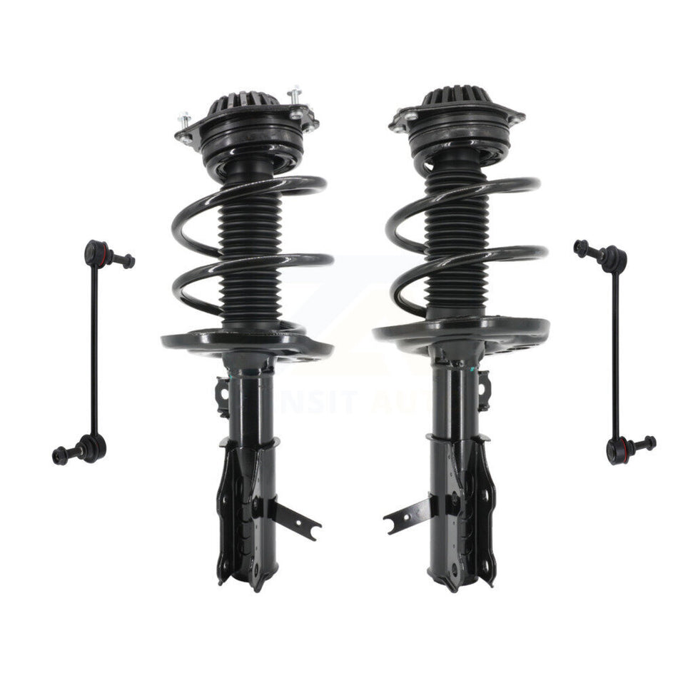 Front Complete Shock Assembly And TOR Link Kit For 2016-2024 Chevrolet Malibu KSS-104189