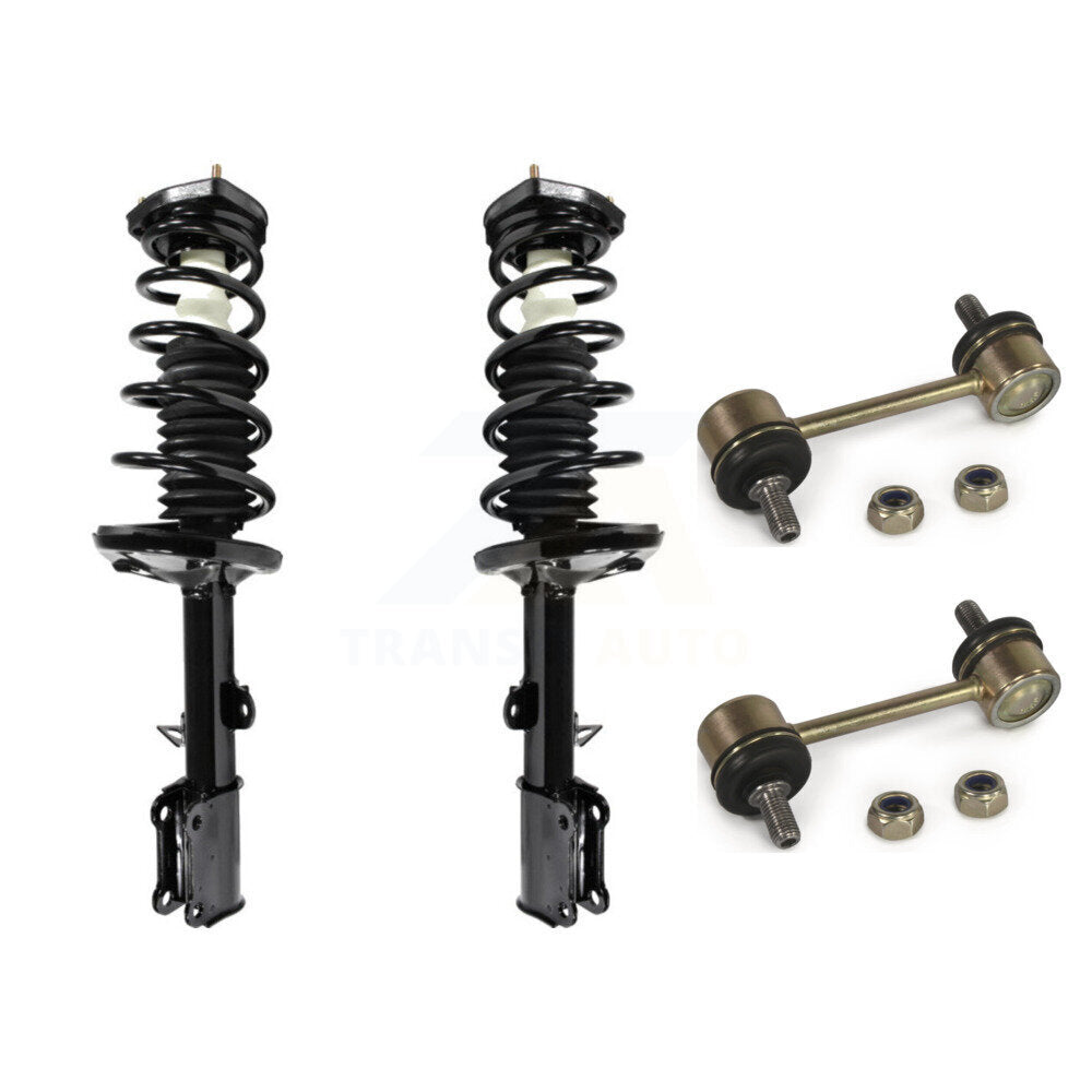 Rear Complete Shock Assembly And TQ Link Kit For Toyota Corolla Prizm Chevrolet Geo KSS-104201