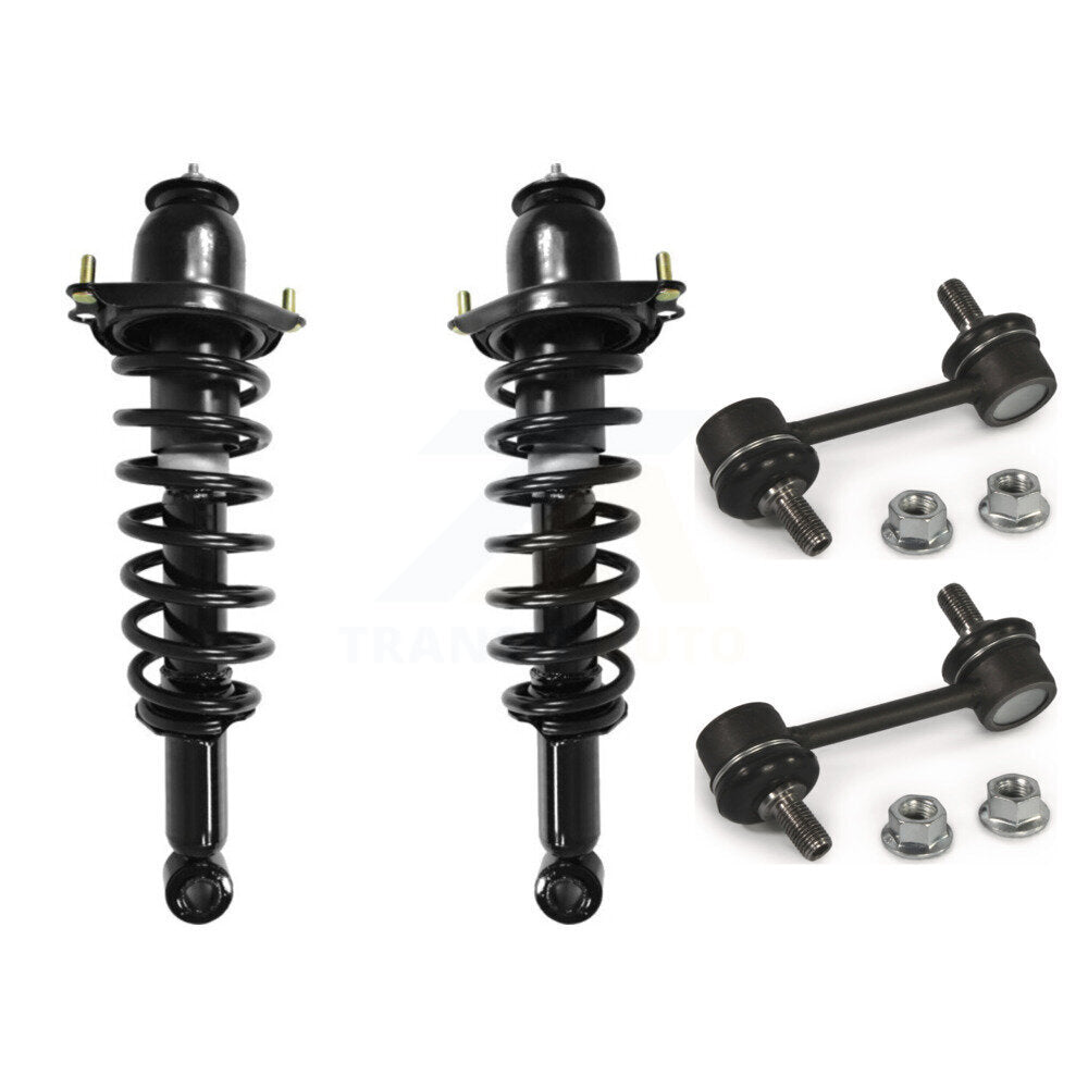 Rear Shock Assembly TQ Link Kit For 10 Pontiac Vibe Excludes All Wheel Drive 2.4L Engine KSS-104205