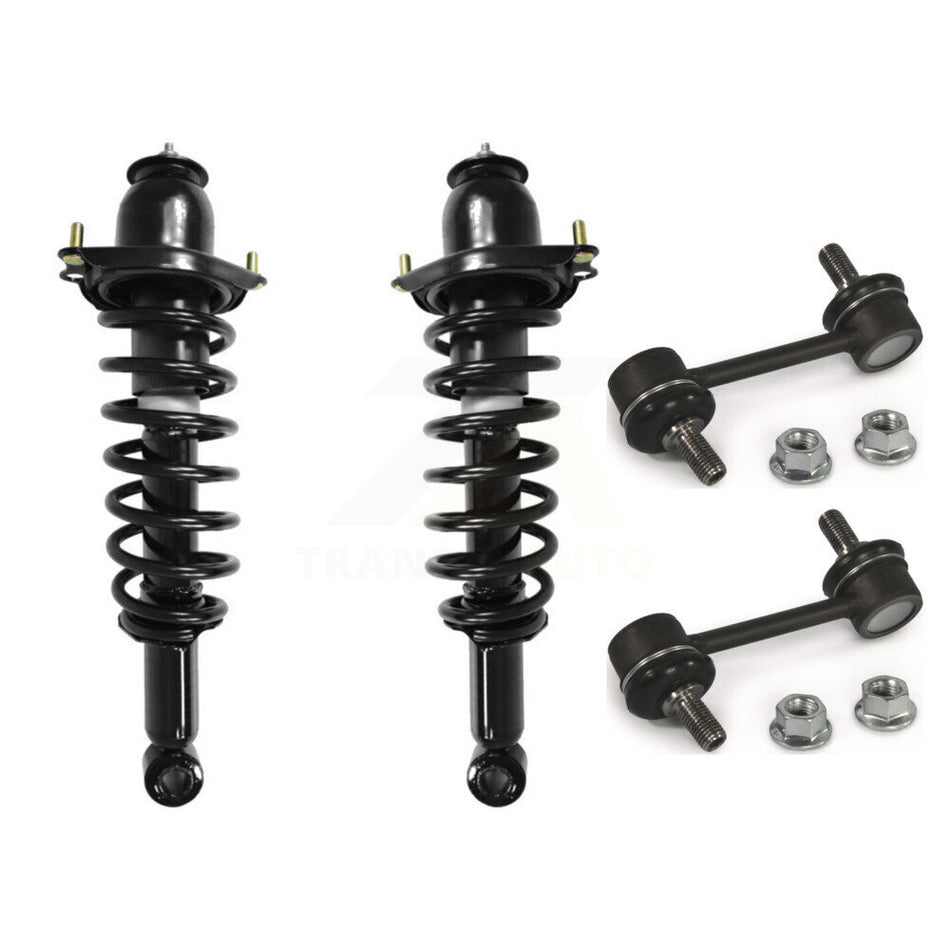 Rear Shock Assembly TQ Link Kit For 10 Pontiac Vibe Excludes All Wheel Drive 2.4L Engine KSS-104205