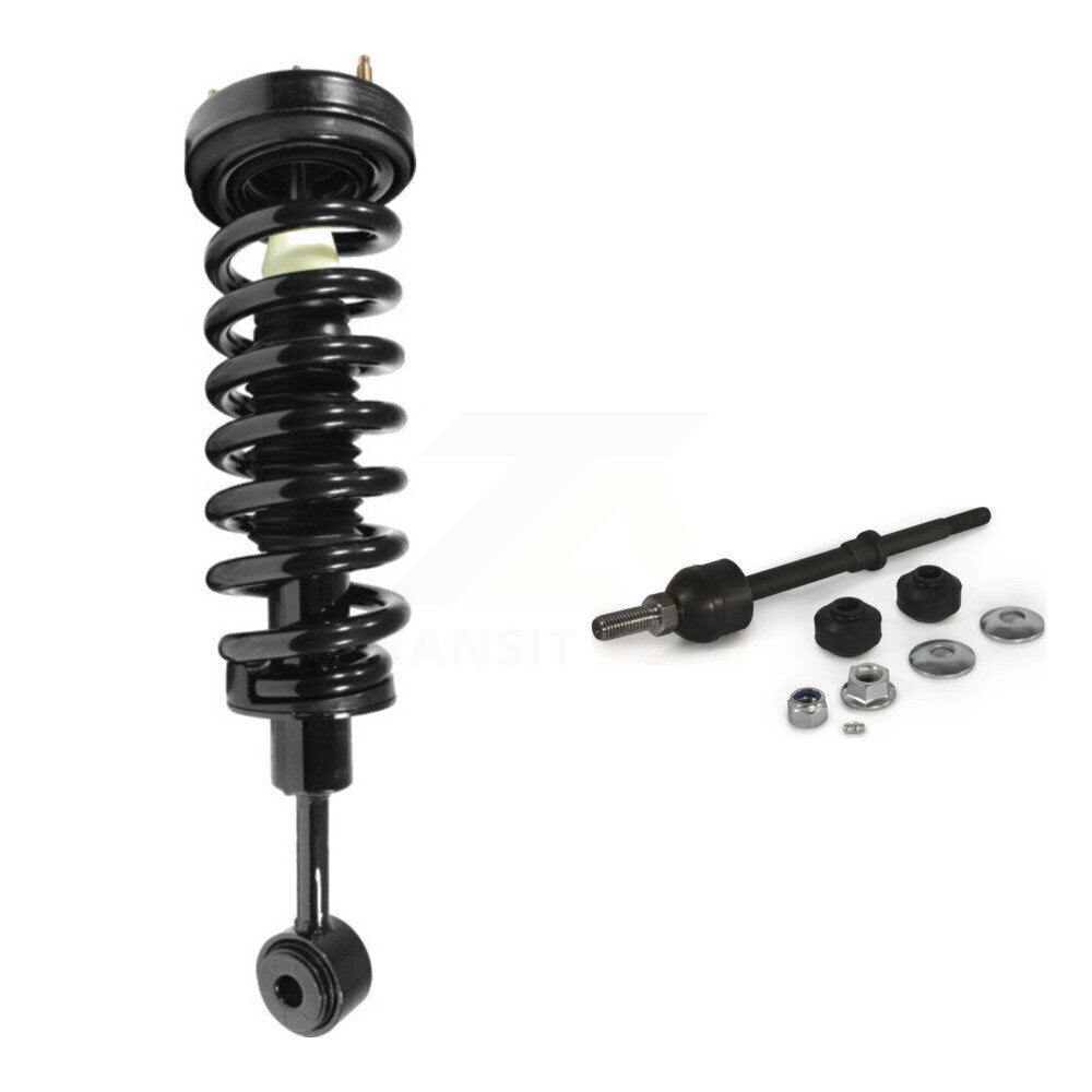 Front Complete Shock Assembly & TQ Link Kit For 2006-2008 Ford F-150 Lincoln Mark LT 4WD KSS-104314