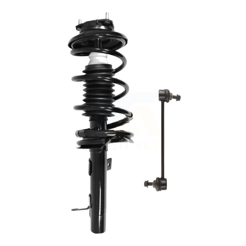 Front Left Complete Shock Assembly And TQ Link Kit For Ford Focus Excludes SVT Models KSS-104474