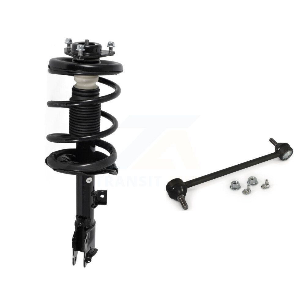 Front Left Complete Shock Assembly And TQ Link Kit For Mitsubishi Outlander KSS-104480