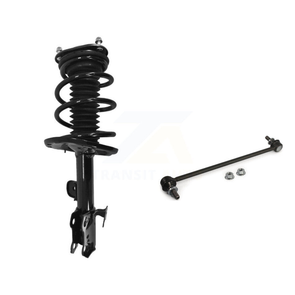Front Left Shock Assembly And TQ Link Kit For 2006-2012 Toyota RAV4 Without Sport Package KSS-104497
