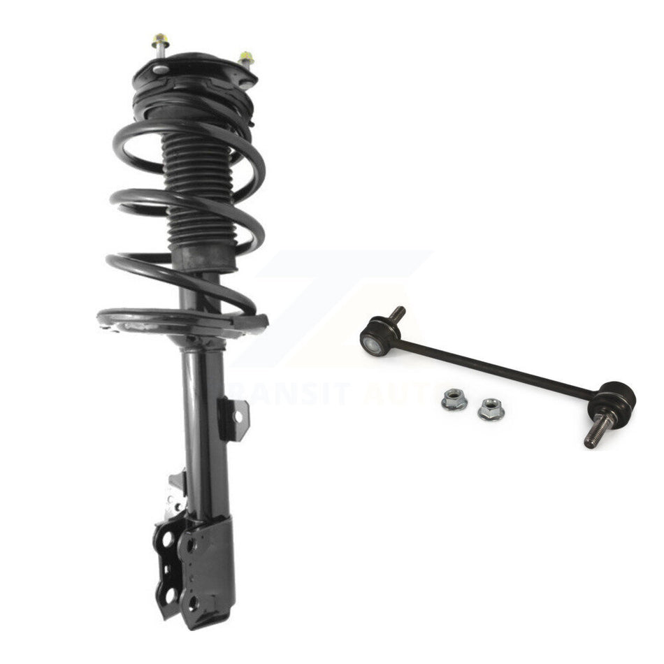 Front Left Complete Shock Assembly & TQ Link Kit For Lexus RX350 Toyota Highlander RX450h KSS-104499