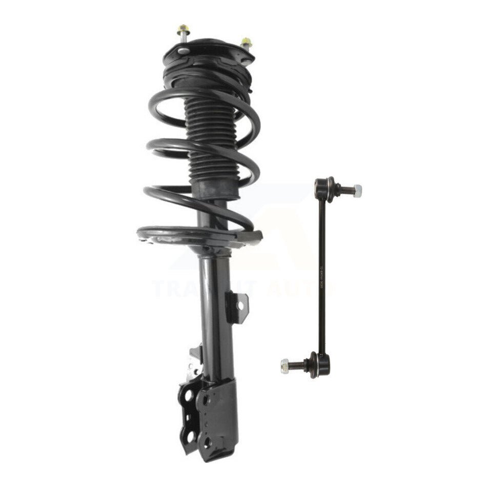 Front Left Complete Shock Assembly & TQ Link Kit For Lexus RX350 Toyota Highlander RX450h KSS-104499