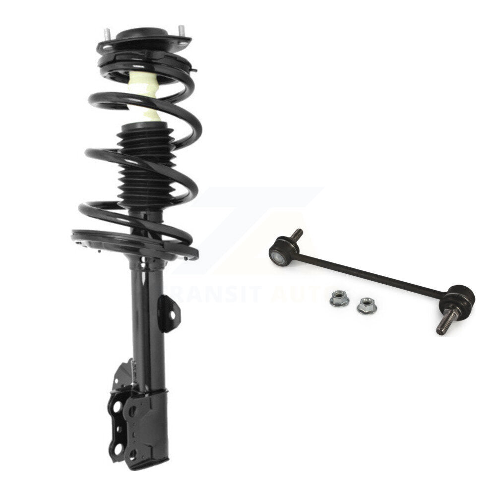 Front Left Shock Assembly And TQ Link Kit For Toyota Highlander Excludes Sport Suspension KSS-104500