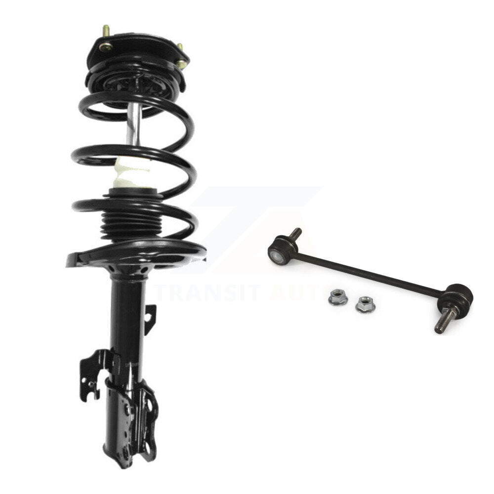 Front Left Complete Shock Assembly And TQ Link Kit For Toyota Camry Solara Lexus ES330 KSS-104504