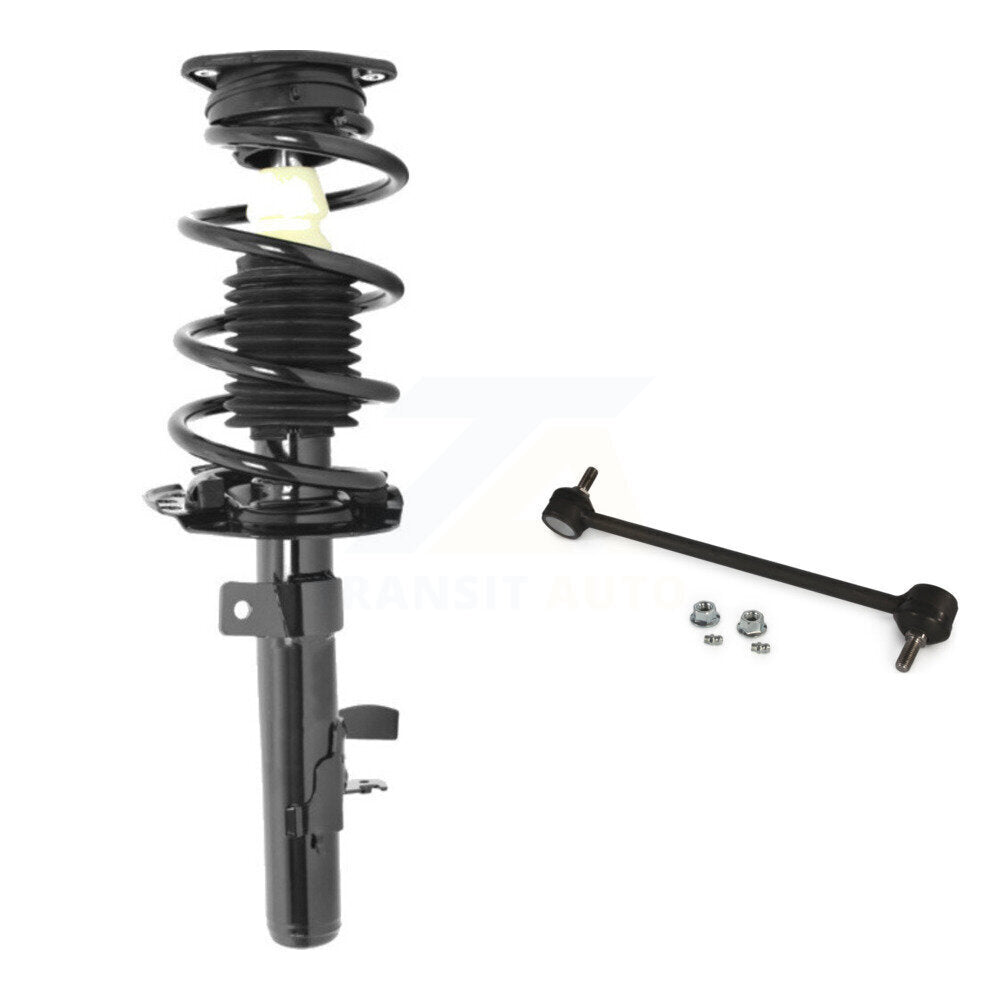 Front Left Complete Shock Assembly And TQ Link Kit For 2013-2019 Ford Escape KSS-104518