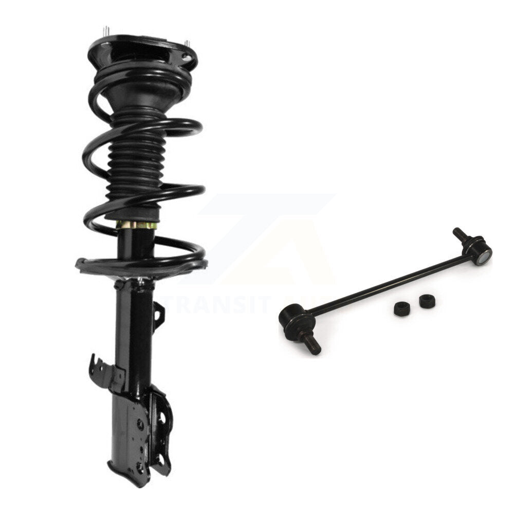 Front Left Complete Shock Assembly And TQ Link Kit For 2003-2008 Toyota Corolla KSS-104545
