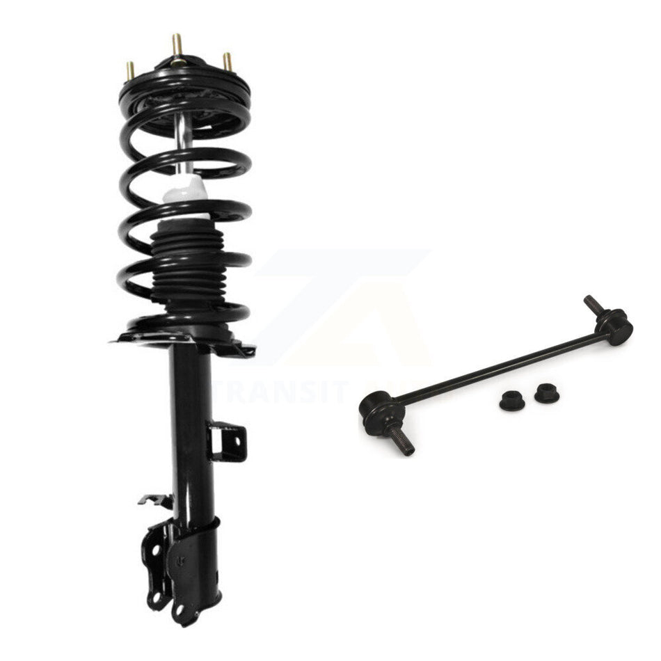 Front Left Complete Shock Assembly & TQ Link Kit For 2001-2004 Ford Escape Mazda Tribute KSS-104573