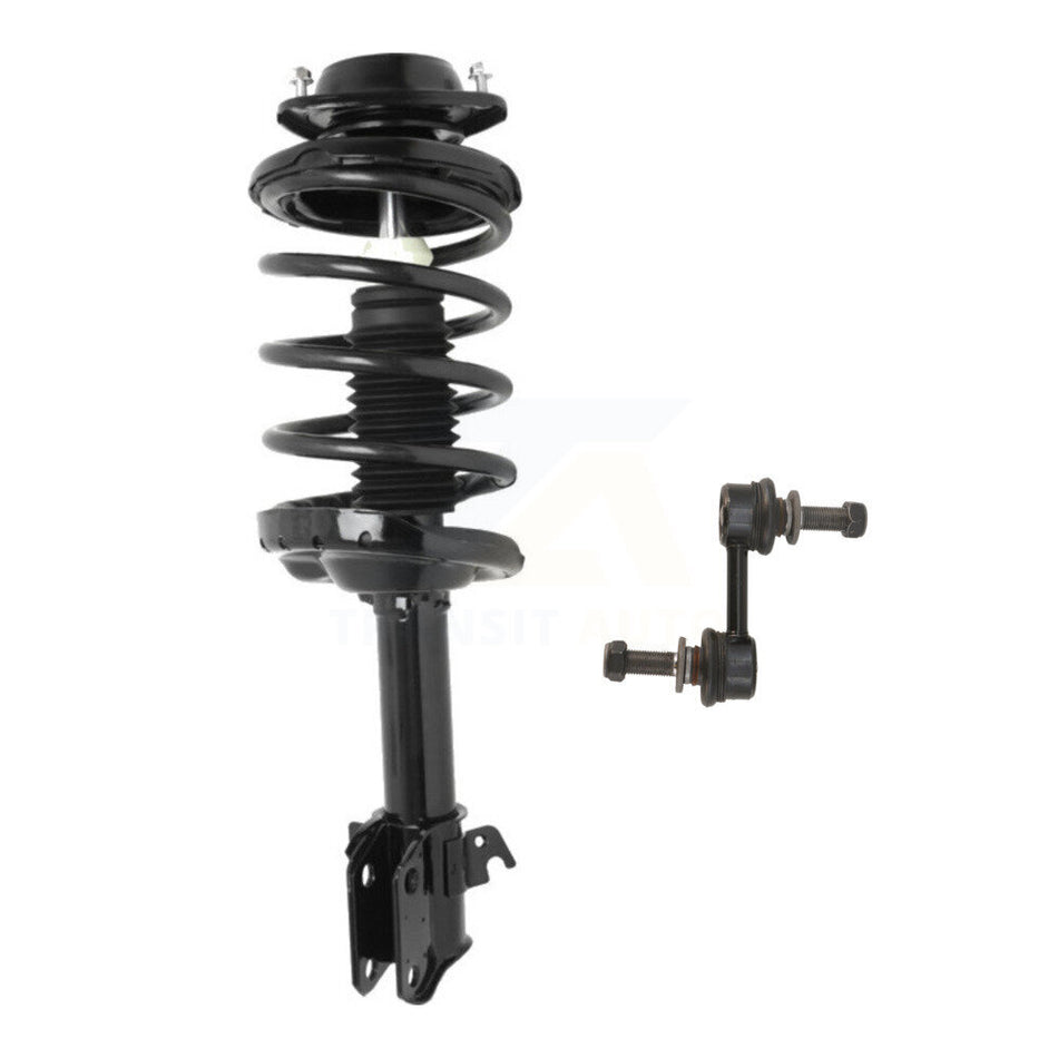 Front Left Shock Assembly And TQ Link Kit For Subaru Outback Excludes Manual Transmission KSS-104576