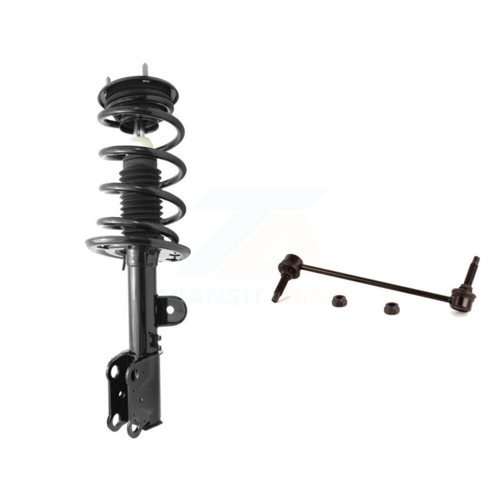Front Left Complete Shock Assembly And TQ Link Kit For 2013-2019 Ford Flex Lincoln MKT KSS-104582