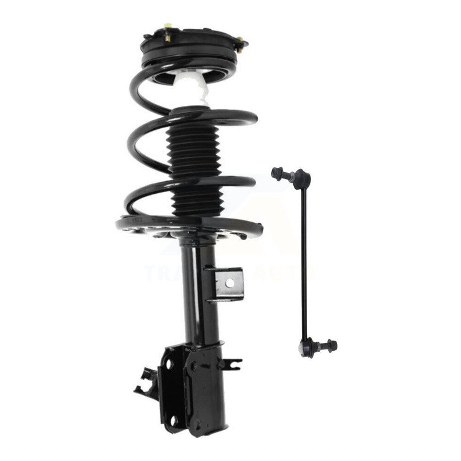 Front Left Shock Assembly & TQ Link Kit For 13-18 Nissan Altima Excludes Coupe V6 Engine KSS-104585