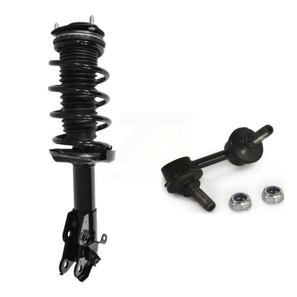Front Left Complete Shock Assembly And TQ Link Kit For Honda Civic Acura CSX KSS-104603