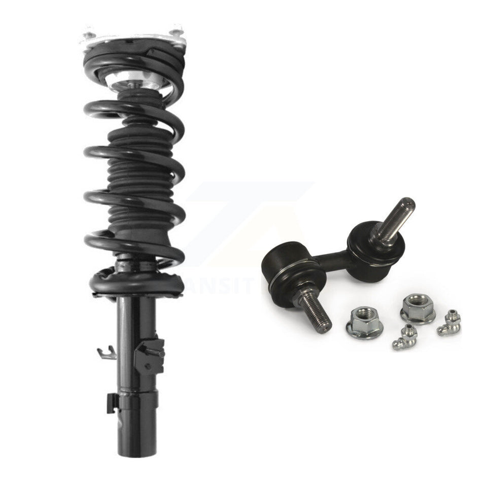 Front Left Shock Assembly And TQ Link Kit For INFINITI G37 G35 G25 Q40 Sedan with AWD KSS-104631