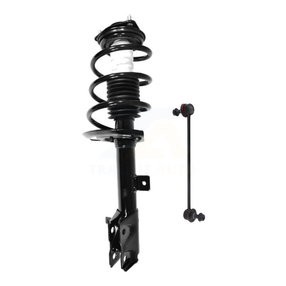 Front Left Complete Shock Assembly & TOR Link Kit For Jeep Dodge Caliber Patriot Compass KSS-104760